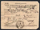 FRANCE: RARE Carte D'abonnement à La Poste Restante. Timbre N° 13 X 3........... - Lettres & Documents