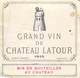 ETIQUETTE De VIN   GRAND VIN De Château LATOUR 1916 (Pauillac Haut Médoc BORDEAUX) -ETAT = Voir Description - Bordeaux