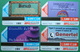 Italy Lot Of 4 MAGNETIC PHONE CARDS USED, Operator TELECOM, 2,58 & 5.16 EUO - Te Identificeren
