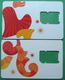 Macedonia Lot Of 2 GSM CHIP PREPAID CARDS USED, Operator: VIP, ND, - Nordmazedonien