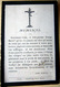 MEMORANDUM  SOUVENIR JEAN JOSEPH AIME BABOUIN  FAIRE PART DECES - Obituary Notices