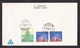 Japan: FDC First Day Cover To Germany, 1966, 5 Stamps, Amakusa Bridge, Transport (traces Of Use) - Brieven En Documenten