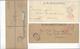 3 LETTRES AVIATION ANGLAISE RAF ARMY POST OFFICE 1916 CENSURE CENSOR + REGISTERED 1920 / NAVAL SIEGE GUN FLEET PAYMASTER - Marcofilie