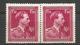 1944 - COB N° 691 - ** (MNH) - Paire Horizontale - Impression BERINGEN Au Dos ??? - RRR - Non Classés