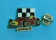 1 PIN'S //   **  FERRARI 500 F2 / DRAPEAU A DAMIER / SOFINAUTO ** - Ferrari