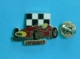 Delcampe - 1 PIN'S //   **  FERRARI 500 F2 / DRAPEAU A DAMIER / SOFINAUTO ** - Ferrari