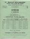 Calendriers Des Ventes Publiques & Enveloppe 1939 / PARIS / M. DELAMAIRE / Halle Aux Cuirs De Paris - 1900 – 1949