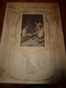 1915  Carton-Calendrier Publicitaire Librairie GUIGNARD ,17 Bis Av. De La Gare à  AUTUN (fillette Avec Chien Et Toutou) - Autres & Non Classés