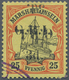 Deutsche Kolonien - Marshall-Inseln - Britische Besetzung: 1914: 3d. Auf 25 Pf. Orange/schwarz Auf G - Marshall