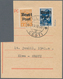 Dt. Besetzung II WK - Estland - Elwa: 1941, 1 K Orange Freimarke "Werktätige" Mit Wasserzeichen "Mäa - Occupation 1938-45