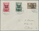 Dt. Besetzung II WK - Estland - Elwa: 1941, 15 K Schwarzorangebraun "Kirgisische ASSR", 30 K Rosarot - Occupation 1938-45