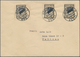 Dt. Besetzung II WK - Estland - Odenpäh (Otepää): 1941, 20 + 20 (K) Schwarz/violettultramarin, Type - Ocupación 1938 – 45