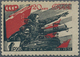Dt. Besetzung II WK - Litauen - Telschen (Telsiai): 1941, 80 K Schwarz/dunkelrot, Mit KOPFSTEHENDEM - Occupation 1938-45