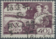 Dt. Besetzung II WK - Ukraine - Alexanderstadt: 1942, 5 R Auf 40 K Dunkelbraunlila, Type III, Gebrau - Occupation 1938-45