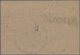 Dt. Besetzung II WK - Ukraine - Alexanderstadt: 1942, 10 R Auf 1 R Schwärzlichblau, Type III, Mit Wz - Occupation 1938-45