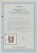 Dt. Besetzung II WK - Zara: 1943, 10 Lire Dunkelbläulichviolett, Aufdruck In Type IV (Feld 13 Der Üb - Occupation 1938-45