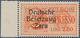 Dt. Besetzung II WK - Zara: 1943, 2,50 Lire Rotorange Eilmarke, Marke Vom Linken Bogenrand, Aufdruck - Occupation 1938-45