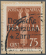 Dt. Besetzung II WK - Zara: 1943, 75 C Schwärzlichbraunorange Flugpostmarke, Aufdruck Type I, Gebrau - Occupation 1938-45