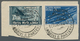 Dt. Besetzung II WK - Zara: 1943, 2 Lire Dunkelblau Flugpostmarke Und 2 Lire Flugpost-Eilmarke, Beid - Occupation 1938-45