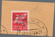 Dt. Besetzung II WK - Zara: 1943, 10 Lire Schwärzlichrosa Flugpostmarke, Aufdruck Type I, Entwertet - Occupation 1938-45