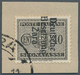 Dt. Besetzung II WK - Zara - Portomarken: 1943, 40 C Olivschwarz, Aufdruck Type IV, Entwertet Mit Te - Occupation 1938-45