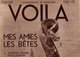 VOILA N°150 DU 3 FEVRIER 1934 - ¨PHRYNE A AUTEUIL - MES AMIS LES BETES - Autres & Non Classés