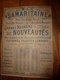 1899 Grand Carton Publicitaire Ancien Avec Calendrier Au Dos LA SAMARITAINE -Grands Magasins De Nouveautés à PARIS..etc - Pappschilder