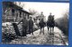 Carte Photo -  Soldats Allemands Devant Un Abris à L Arrière Du Front - Guerre 1914-18