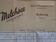 ZA134.16 Switzerland MELCHSEE -Hotel Reinhard Am See - Rechnung Faktura Quittung -1957 - Suiza
