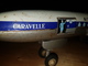 Rare Superbe Avion A Friction Caravelle Air France Annees 50-60 - Jouets Anciens