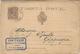 ENTERO POSTAL CON IMPRESION PRIVADA JOSE PAZOS DE PORT BOU GERONA A GOPPINGEN 1891 - 1850-1931