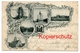 Treuenbrietzen 1900, Bahnhof + Rathaus ... - Nach Brünkendorf, Kr. Ost-Prignitz - Treuenbrietzen