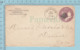 USA Stationary 2¢ 1894, On A "FRONT Side Only " Comercial Envelope, First National Bank Cover Cunnison Colo. 1894 - Lettres & Documents