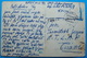 1951 Albania MILITARY Postcard Sent From KORCA, Seal: MILITARY & KORCA - Albania