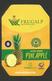 # PINEAPPLE FRUGALP Size 5 Fruit Tag Balise Etiqueta Anhanger Ananas Pina Ecuador - Fruits & Vegetables