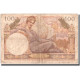 France, 100 Francs, TB, Fayette:VF34.1, KM:M11a - 1955-1963 Staatskasse (Trésor Public)