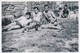 REPRINT -  Naked Trunks Mucular Guys Men Sit On  Beach  Hommes Nus  Sur La Plage, Macs, Photo Reproduction - Other & Unclassified