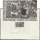 Cameroun 1966 Y&T 413. Épreuve D'artiste. Arts Nègres, Bas-relief Foumban. Ânes - Donkeys
