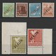 MiNr. 4, 6, 8, 9, 17,18 Deutschland Berlin (West) / 1948, 3. Sept./6. Sept. Freimarken: Marken Alliierte Besetzung - Unused Stamps