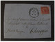 4525 ITALIA Regno-1866- "T 20 Torino" C. 40 FIRENZE>CHIOGGIA (descrizione) - Storia Postale