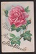 General Greetings - Rose Name In Glitter - Used - Embossed - Greetings From...