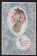 General Greetings - With Good Wishes Flowers - Used - Embossed - Greetings From...