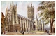 ATTENDANCE CARD : ERITH BOYS' SCHOOL / ARTIST - CHARLES FLOWER - CANTERBURY CATHEDRAL (TUCK'S OILETTE) - Other & Unclassified