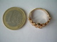 BAGUE FEUILLES En PLAQUE OR Et ZIRCONIUM, Bijou C N Paris... Taille 52 ...NEUVE..4 Scans - Bagues