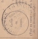 1902 Description Du Vélocipede / Customs Bike Registration Label From Douanes Francaise Bureau Givet - Historische Documenten