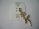 PENDENTIF En PLAQUE OR Et ZIRCONIUM, Bijou C N Paris..LEZARD....2 Scans - Pendentifs