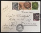 Lettre Cover Guyane 1902 Quadricolore Recommandé N°30, 31, 36 & 37 25c Pour Haguenau (Alsace/allemagne !!) Signé Baudot - Briefe U. Dokumente
