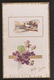 General Greetings - With Love Flowers & Country House - Used 1911 - Embossed - Greetings From...