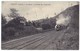 REGNY (42) – La Gare. Arrivée De L'Express. Train. Cachet Convoyeur Lyon à Roanne. Librairie Jeanne D'Arc, Régny. - Autres & Non Classés