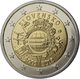 2 Euro UNC  (10 Years Of Euro Banknotes And Coins)  WCC:km120 - Slovaquie